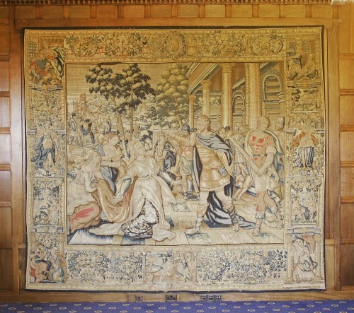 Lot 307 - A Flemish historical tapestry