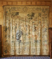 Lot 310 - A Flemish historical tapestry