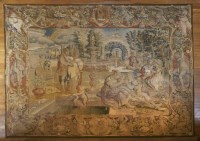 Lot 314 - A Florentine allegorical tapestry: spring