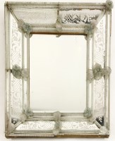 Lot 436A - A late 19th century early 20th century Venetian wall mirror