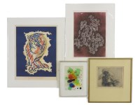 Lot 400 - Four various prints: Abstract