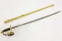 Lot 376 - An 1845 pattern Victorian infantry officer's sword