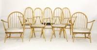 Lot 438A - A set of five Ercol dining chains