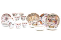 Lot 350 - A quantity of 18th century Chinese famille rose porcelains