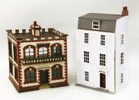Lot 382 - An early 20th century polychrome painted dolls house