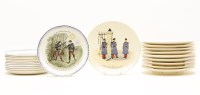 Lot 305 - A quantity of French plates