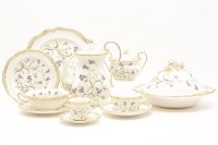 Lot 390 - An extensive Spode porcelain dinner service campanula pattern