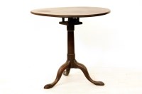 Lot 479 - A mahogany tripod table