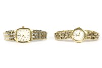 Lot 53 - A ladies gold plated Tissot 1853 quartz bracelet watch