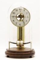 Lot 371 - A Bulle electric skeleton clock