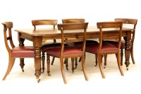 Lot 539 - A Victorian mahogany extending dining table