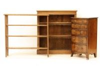 Lot 534 - Two oak bookcases