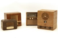 Lot 387 - Four old radio sets