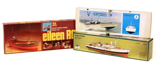 Lot 290 - A Billing Boats model of Jacques Cousteau's ship 'Calypso'