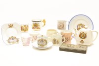 Lot 310 - Collection of Coronation Jubilee china: Edward VII