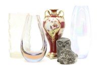 Lot 206 - Two Art glass vases