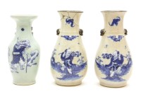 Lot 325 - Three Chinese pottery vases