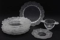 Lot 223 - Six Lalique glass plates