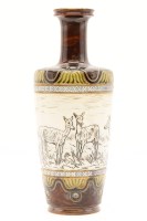 Lot 173 - Royal Doulton Hannah Barlow pottery vase