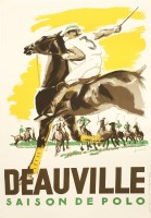 Lot 157 - Jean Jacquart 
DEAUVILLE SAISON DE POLO 1938
A rare and stylish original poster depicting the two teams in play