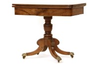 Lot 537 - A Regency mahogany tea table