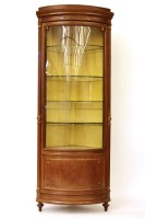 Lot 635 - A large floor standing French corner cabinet