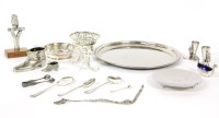 Lot 246 - An assortment of silver and plate