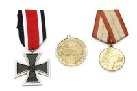 Lot 220 - Three medals including a Swastika medal