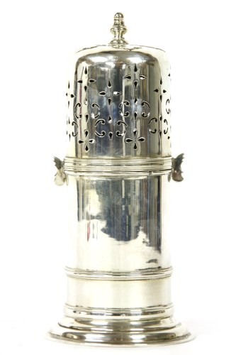 Lot 251 - A large late Victorian silver sugar caster