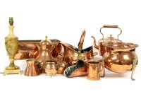Lot 332 - A collection of mixed copper wares