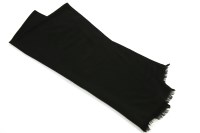 Lot 274 - An Hermes black wool and silk shawl