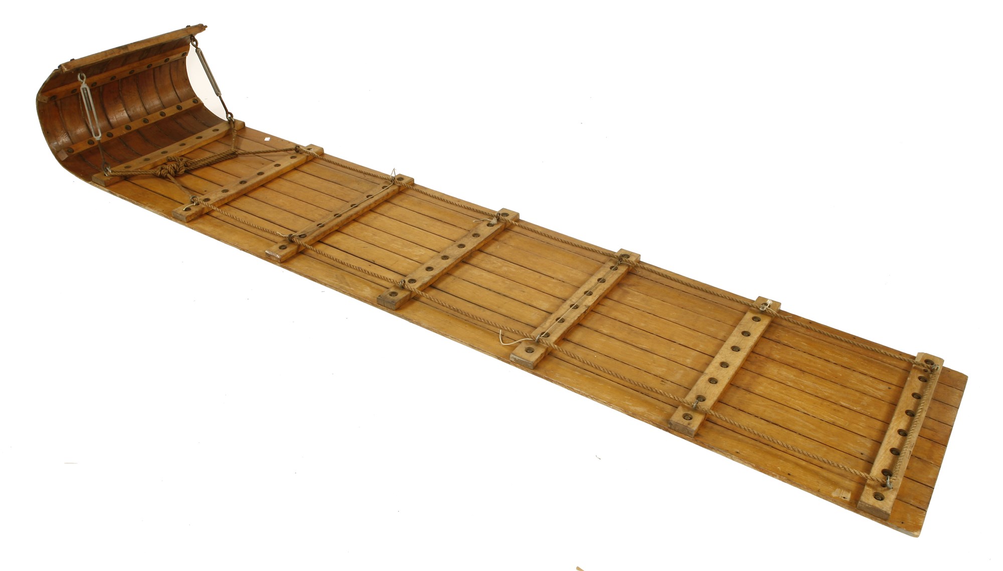 Lot 473 A large American toboggan