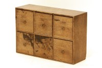 Lot 560A - An 18th century six drawer spice chest