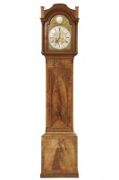 Lot 544 - A George III mahogany long case clock