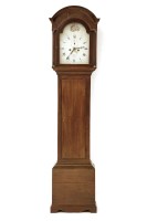 Lot 529 - Mahogany cased grandfather clock