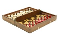 Lot 272 - A Jacques & Sons travelling chess set