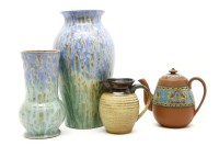 Lot 439 - A large Watcombe pottery blue