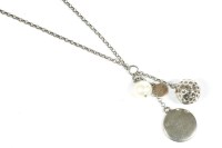 Lot 196 - A Clogau sterling silver necklace