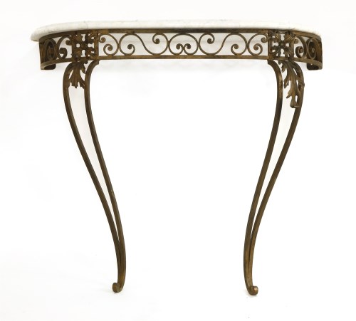 Lot 515 - A console table