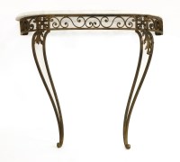 Lot 515 - A console table