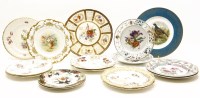 Lot 387 - A pair of Dresden porcelain plates