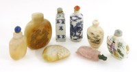Lot 1295 - A collection of Chinese snuff bottles