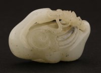 Lot 1196 - A Chinese jade carving