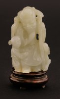 Lot 1201 - A Chinese jade carving