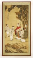 Lot 1312 - A Chinese hanging scroll