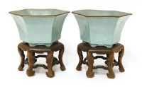 Lot 1145 - A pair of Chinese planters