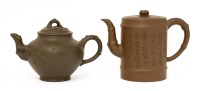 Lot 1453 - Two Chinese Yixing zisha teapots