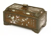 Lot 1283 - A Chinese box and cover