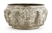 Lot 1011 - A Thai silver bowl