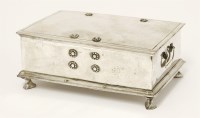 Lot 1010 - A Thai silver box and hinged cover